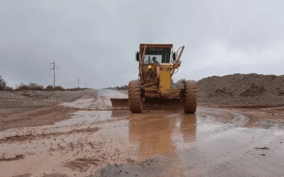 Vialidad clausuró el paso de Ruta Nacional 40 en Huaco debido a daños por lluvias intensas