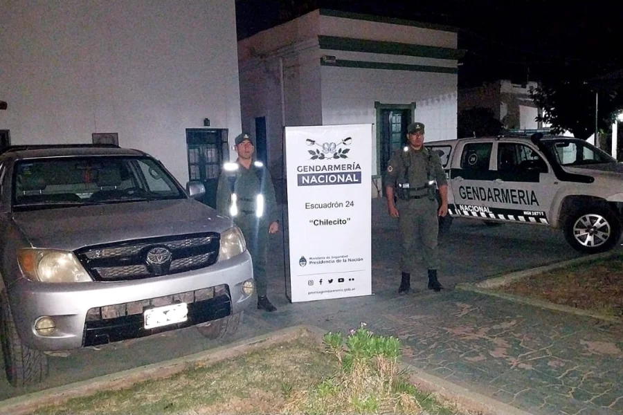 Vehículo robado recuperado en control de gendarmería en acceso Pituil