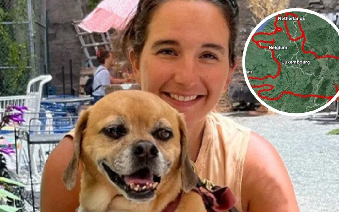 Una chica recorrió 4.707 km en bicicleta para homenajear a su perro fallecido
