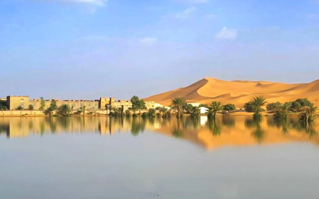 Tras las lluvias inusuales, el desierto del Sahara tiene zonas inundadas por primera vez en 50 años