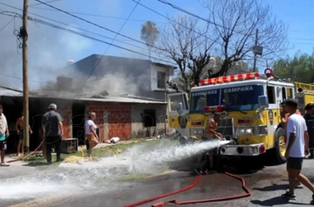 Campana: cuatro hermanitos de 8, 7, 4 y 2 años murieron en un incendio en su casa
