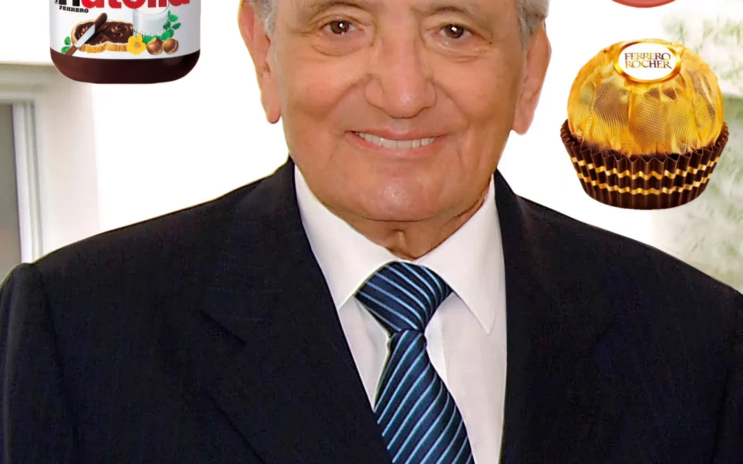 Falleció Michele Ferrero, el creador de Nutella, Kinder y FerreroRocher, a los 89 años