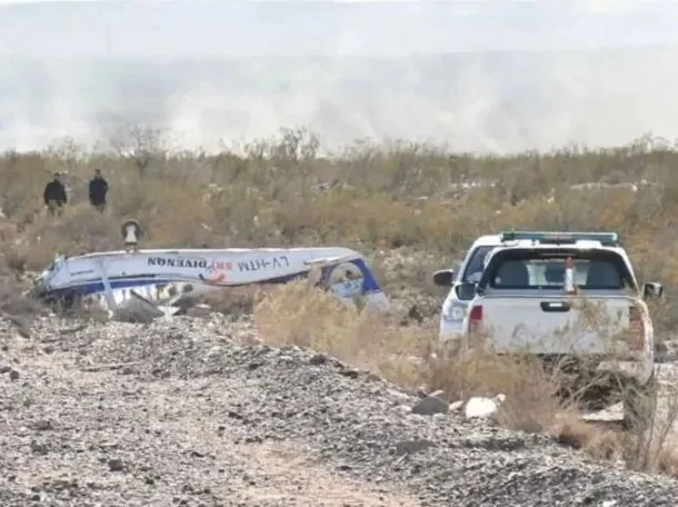 Tragedia en Río Negro: Una avioneta de paracaidismo se desplomó y dejó un muerto y dos graves