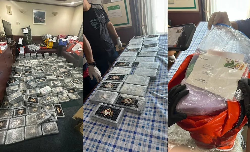 Santa Fe: encontraron más de 400 kilos de cocaína en un buque que venía de Dubái