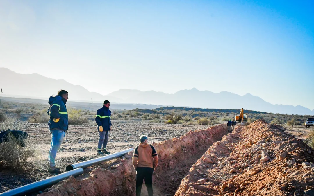 La Rioja construye un nuevo acueducto de 5 km en Villa Unión para garantizar agua en verano