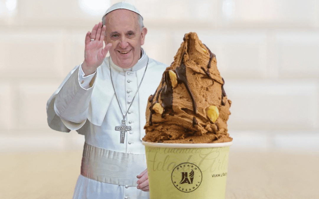 “Aleluya”: Presentaron un nuevo sabor de helado en honor al papa Francisco