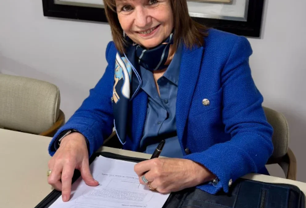 Patricia Bullrich confirmó su candidatura a senadora por La Libertad Avanza