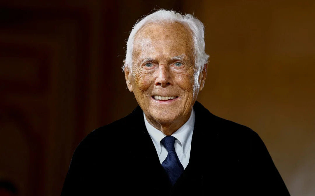 Falleció el famoso diseñador italiano Giorgio Armani a los 91 años