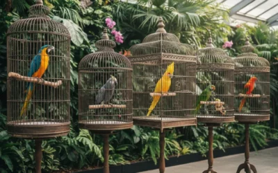 Separaron a 5 loros en un zoológico porque insultaban a los visitantes y se reían juntos