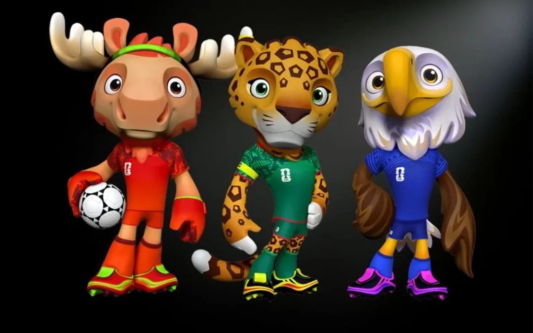 La FIFA presentó las mascotas del Mundial 2026: un águila, un alce y un jaguar