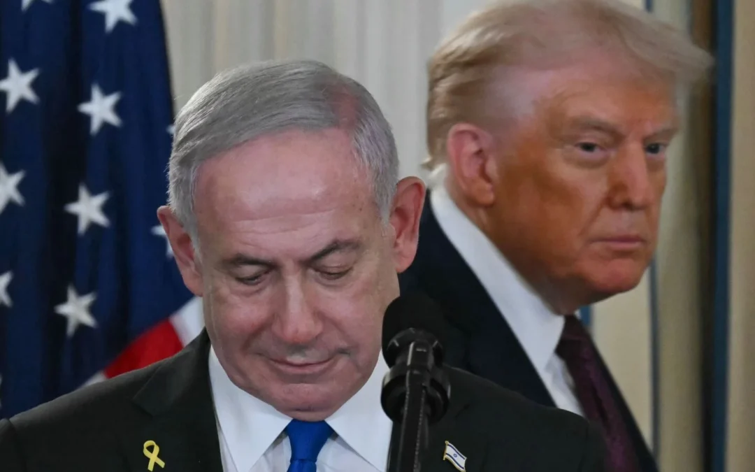 Trump y Netanyahu presentaron un plan para poner fin a la guerra con Palestina