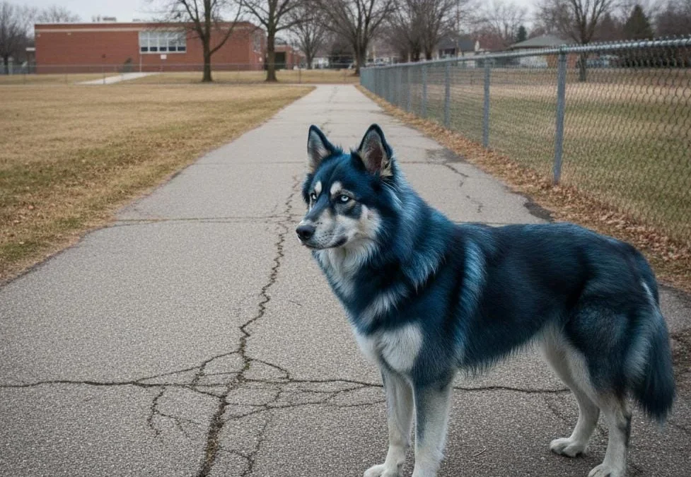 Descubren Perros de Pelaje Azul Cerca de la Planta Nuclear de Chernóbil. El Inusual Fenómeno que Investigan los Científicos