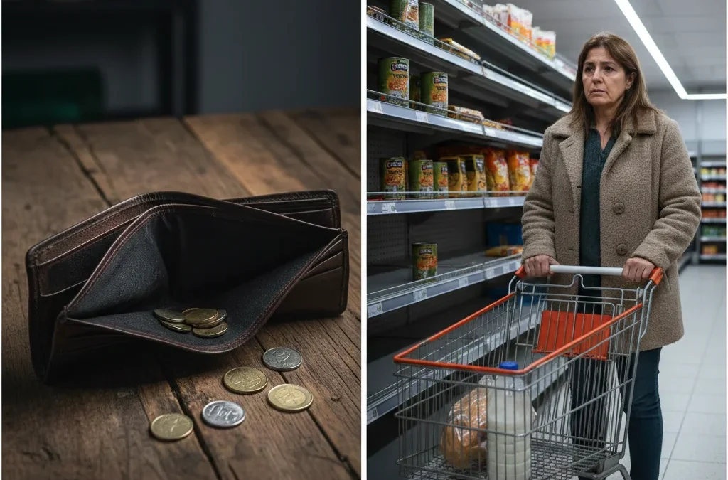 Crisis: el consumo se hundió 13,1%. La gente ajusta compras y está «tarjeteando» hasta la comida para llegar a fin de mes