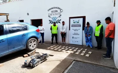 25 kilos de cocaína: Cayó una riojana que llevaba droga escondida en el tanque su auto en Salta
