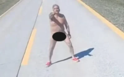 Chile: Un hombre desnudo y alcoholizado subió a un auto argentino, rompió el parabrisas y fue detenido