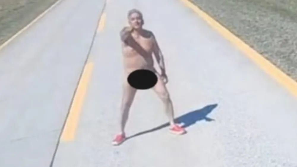 Chile: Un hombre desnudo y alcoholizado subió a un auto argentino, rompió el parabrisas y fue detenido