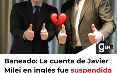 Baneado: La cuenta de Javier Milei en inglés fue suspendida por X apenas 5 horas después de su estreno