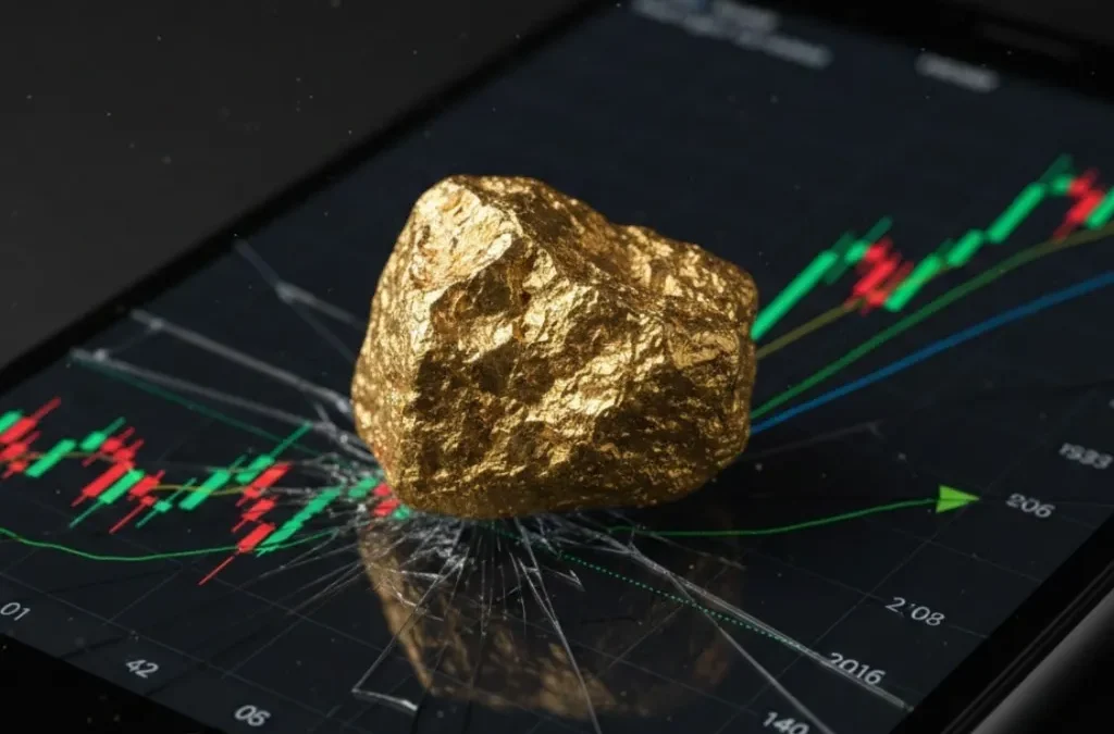 El oro superó los 5.000 dólares por onza este lunes tras una suba del 9% por la tensión geopolítica