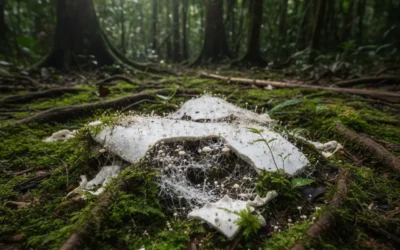 Hallan un hongo en el Amazonas capaz de alimentarse de plástico sintético