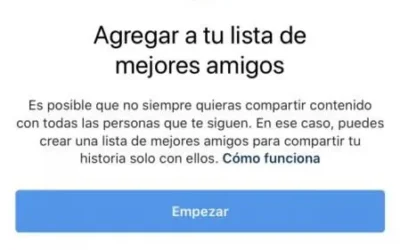 Instagram permitirá que los usuarios se eliminen de las listas de «Mejores amigos»