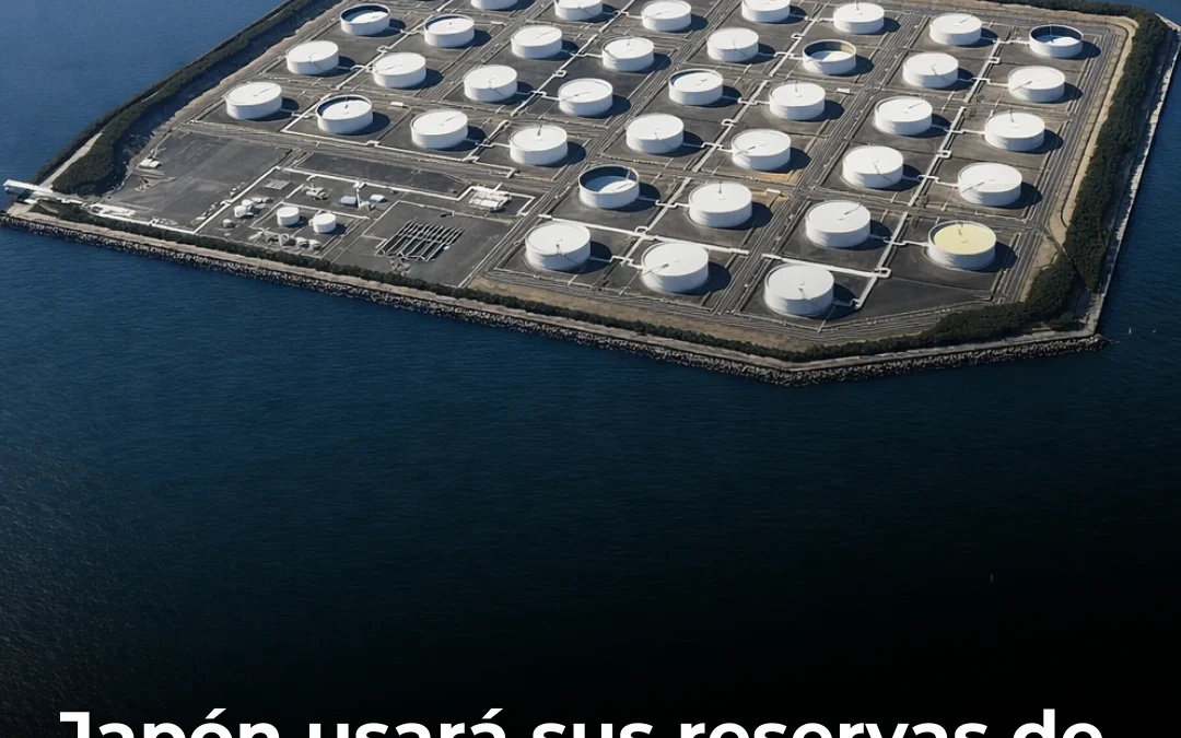Japón usará sus reservas de petróleo por primera vez desde 1978 tras el bloqueo del Estrecho de Ormuz