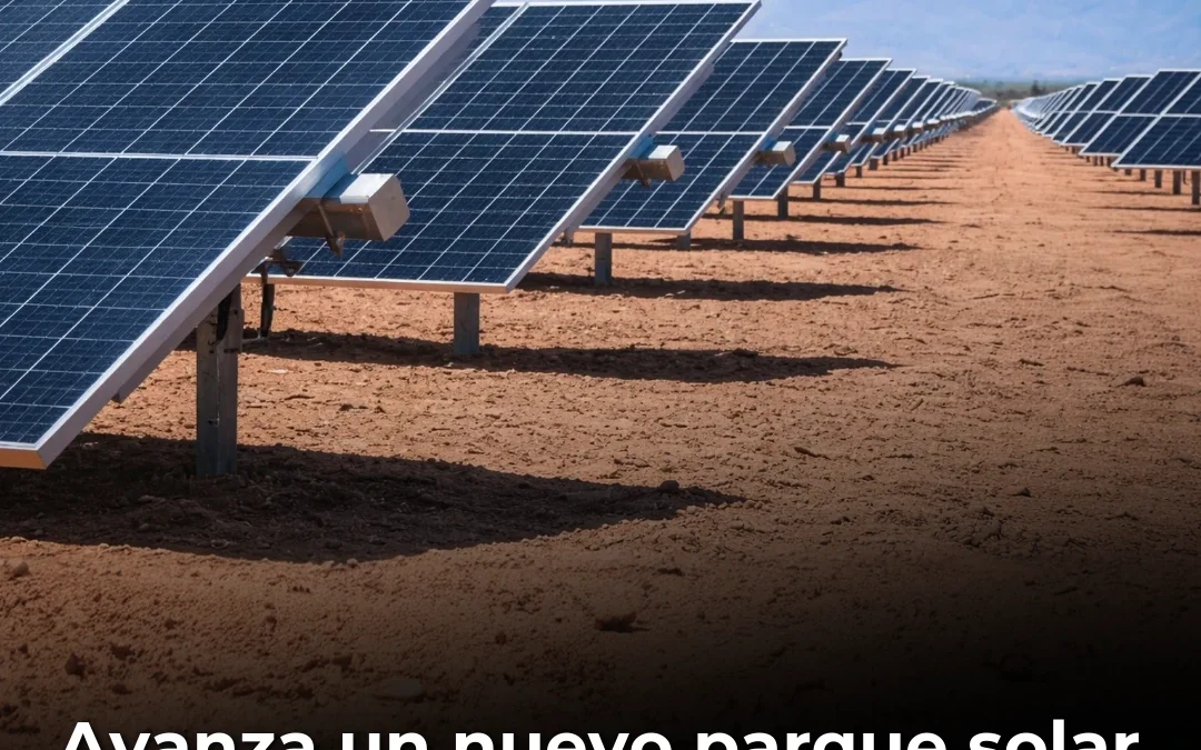 Avanza un nuevo parque solar en Chamical que aportará 10 MW al sistema eléctrico nacional