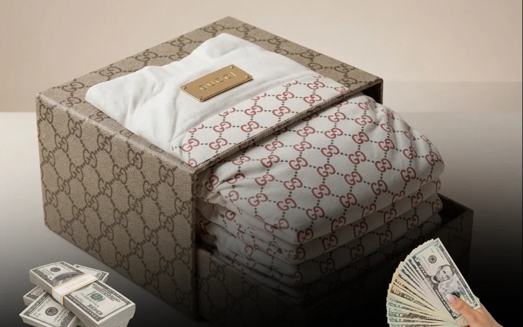 Gucci lanzó pañales de lujo para bebés: Hasta 490 USD por paquete