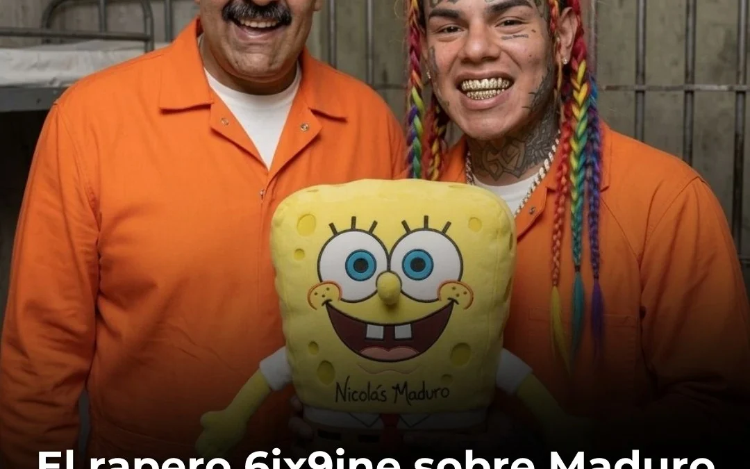 El rapero 6ix9ine sobre Maduro en la cárcel: «Cuando llegó olía muy mal… olor a mierd*, pero luego se bañó y ya»