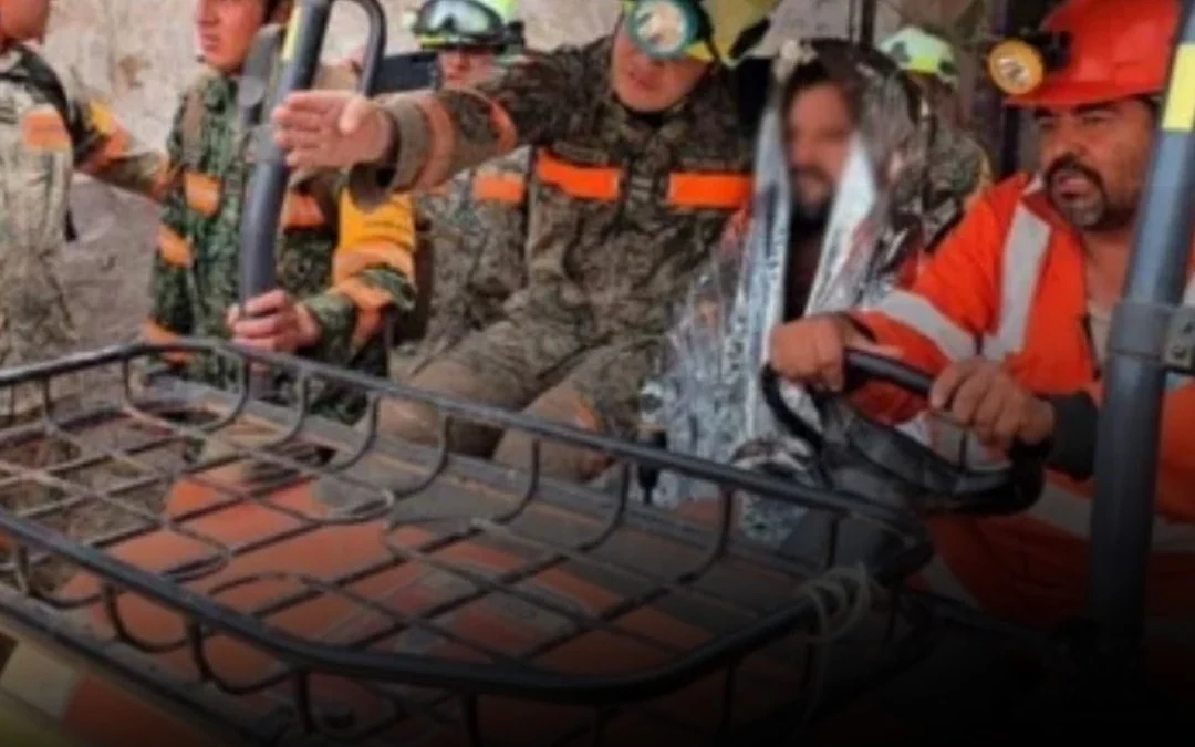 Rescataron con vida a un minero que estuvo 14 días atrapado sin agua ni comida