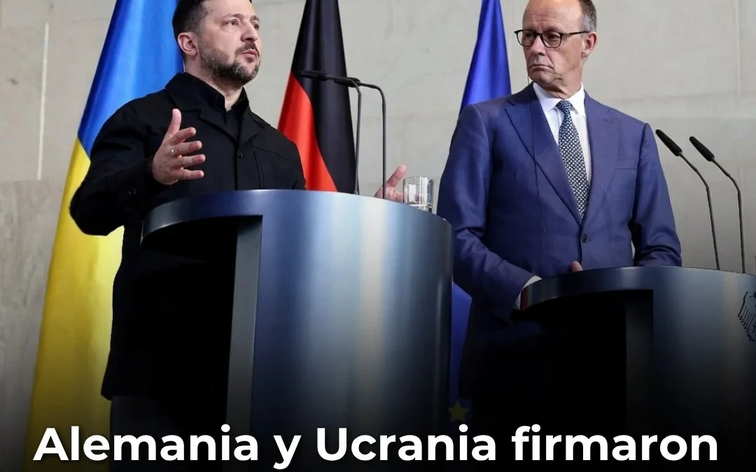 Alemania y Ucrania firmaron un acuerdo de defensa para fortalecer capacidades militares y tecnológicas