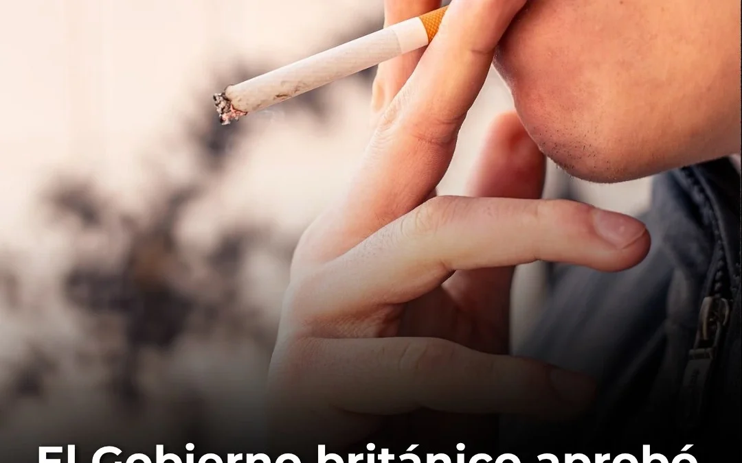El Gobierno británico aprobó una ley que prohíbe vender tabaco y nicotina a quienes nacieron desde 2009