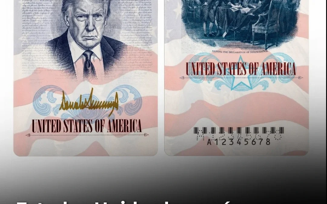 Estados Unidos lanzará pasaportes especiales por su aniversario 250 con una foto de Trump