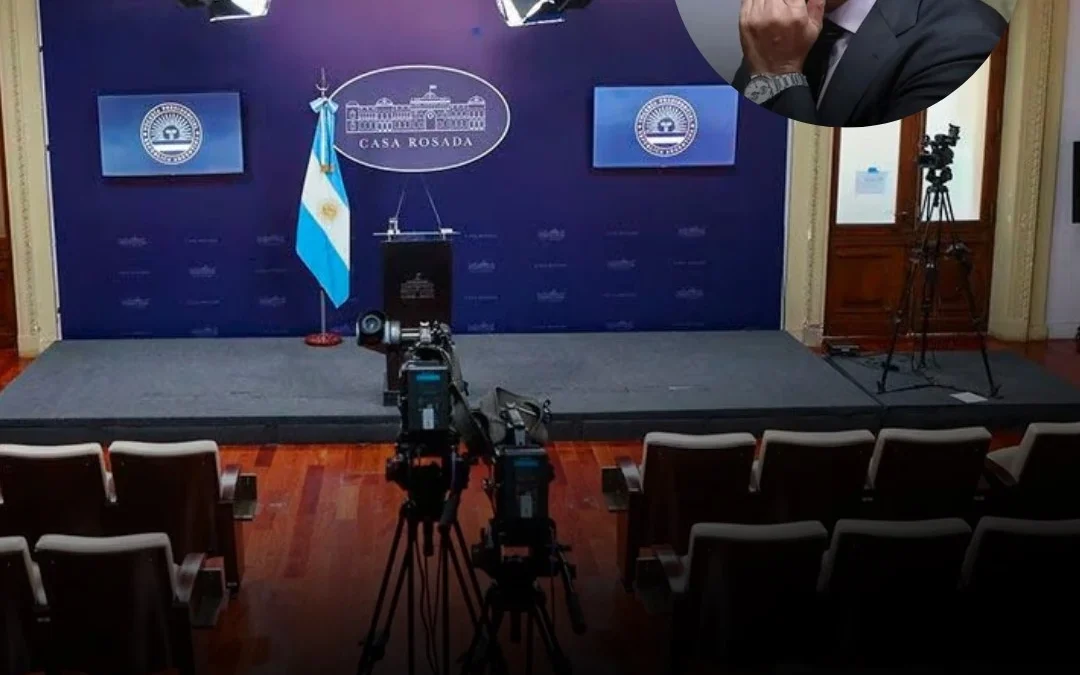 La Casa Rosada habilita nuevamente la sala de prensa tras 10 días de clausura