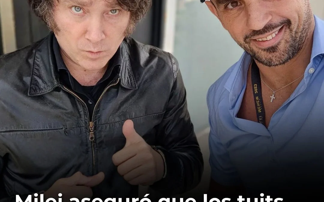 Milei aseguró que los tuits comprometedores de Martín Menem fueron «algo que le han plantado»