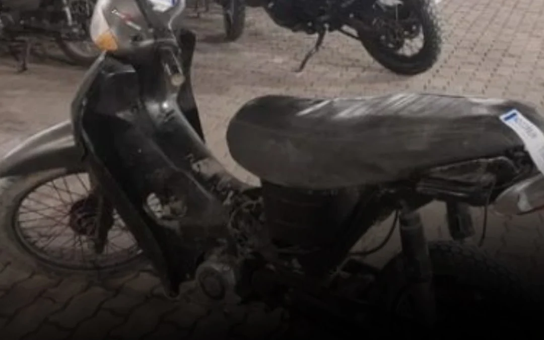 Hallaron en San Juan una moto robada de La Rioja que era buscada desde hace 15 años
