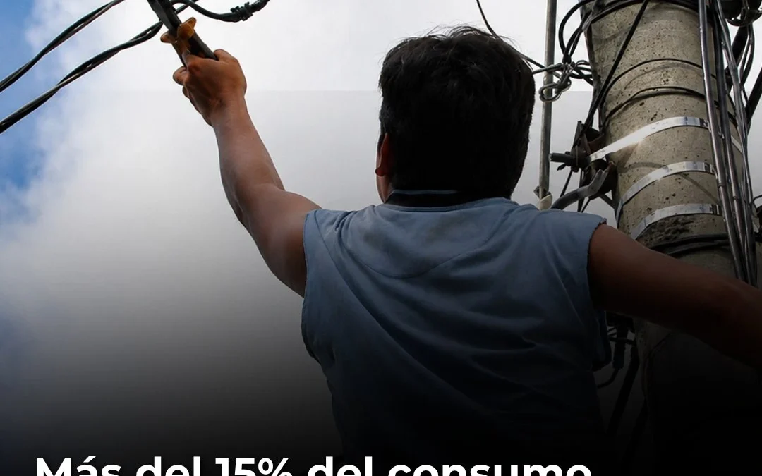 Más del 15% del consumo eléctrico en Argentina no se factura por hurto y pérdidas no técnicas