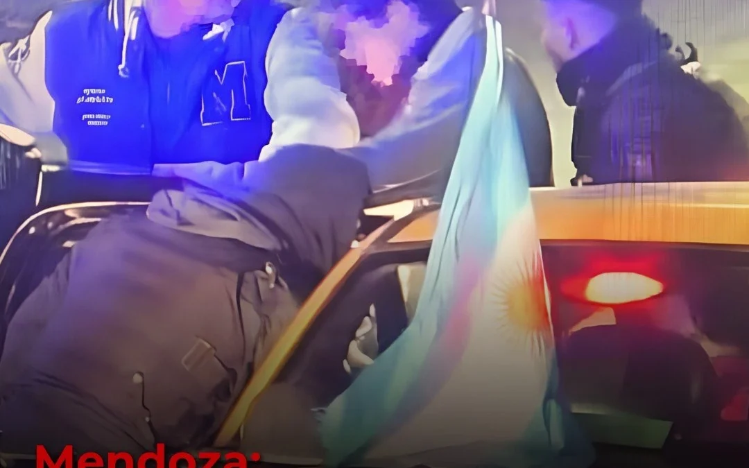 Mendoza: Un papá salió a robar con su hijo, intentaron escapar en un taxi y fueron detenidos