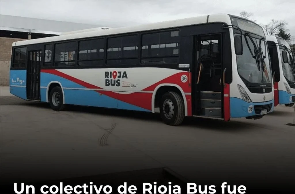 Un colectivo de Rioja Bus fue atacado a piedrazos en Chilecito mientras transportaba seis pasajeros