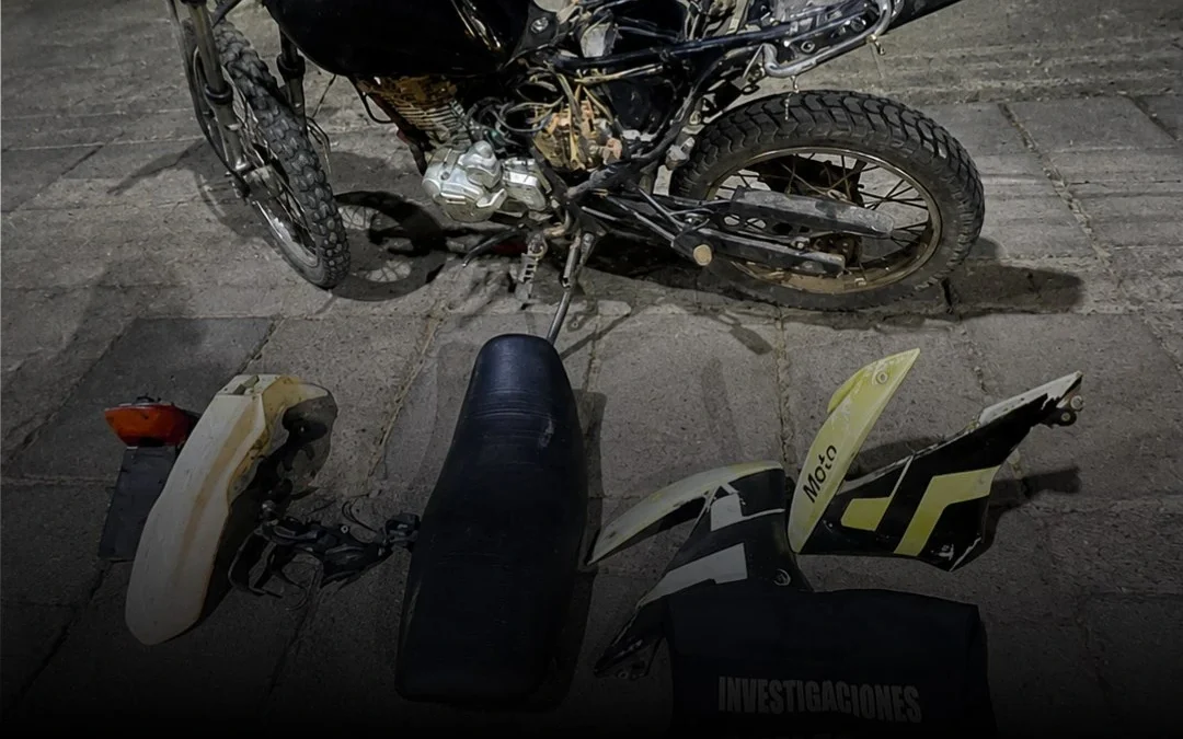 Chilecito: Hallaron una motocicleta robada en la casa de un joven que dijo haberla comprado