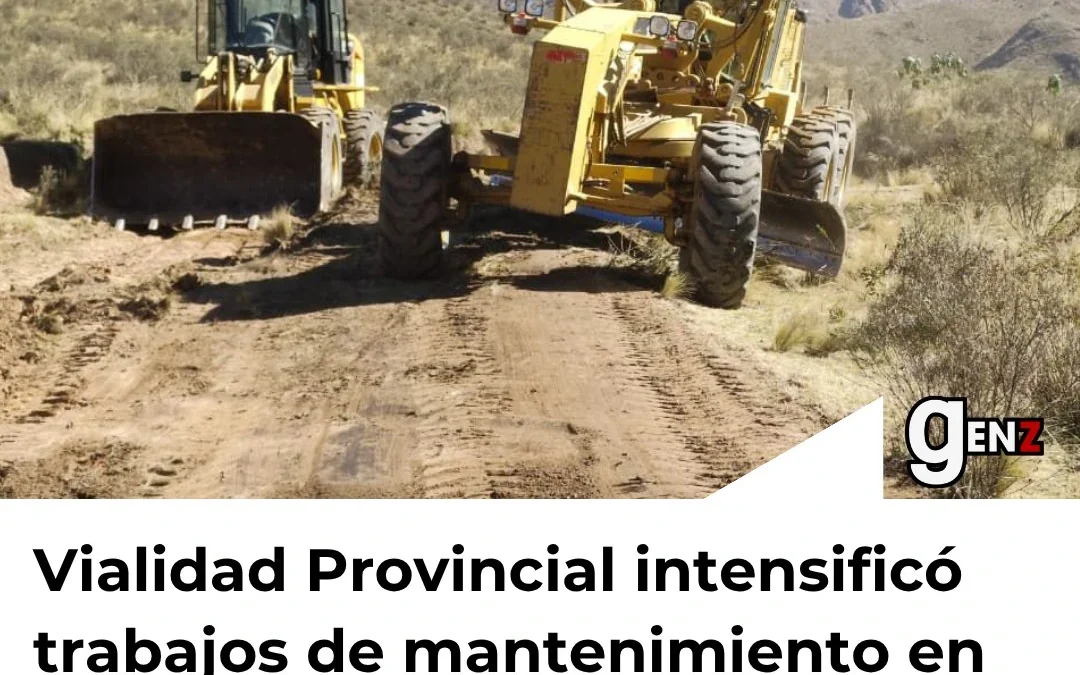 Vialidad Provincial intensificó trabajos de mantenimiento en rutas de toda La Rioja