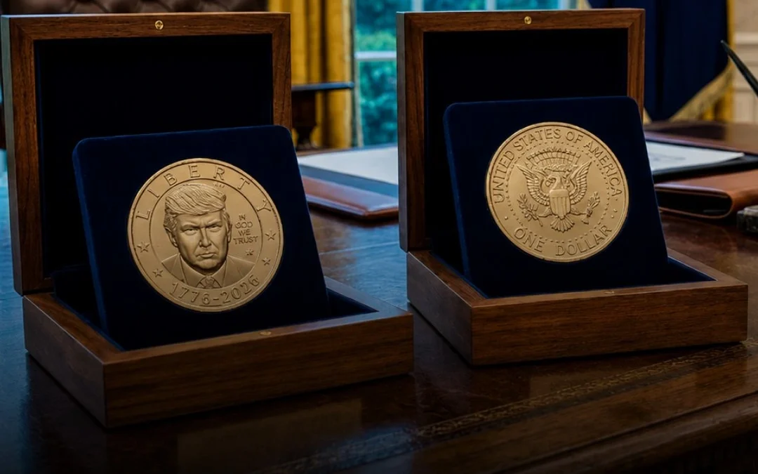 EE.UU.: La Casa de la Moneda lanzará una moneda de un dólar con el rostro de Donald Trump