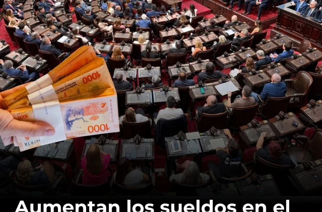 Aumentan los sueldos en el congreso: a partir de agosto ganarán 12 millones de pesos mensuales