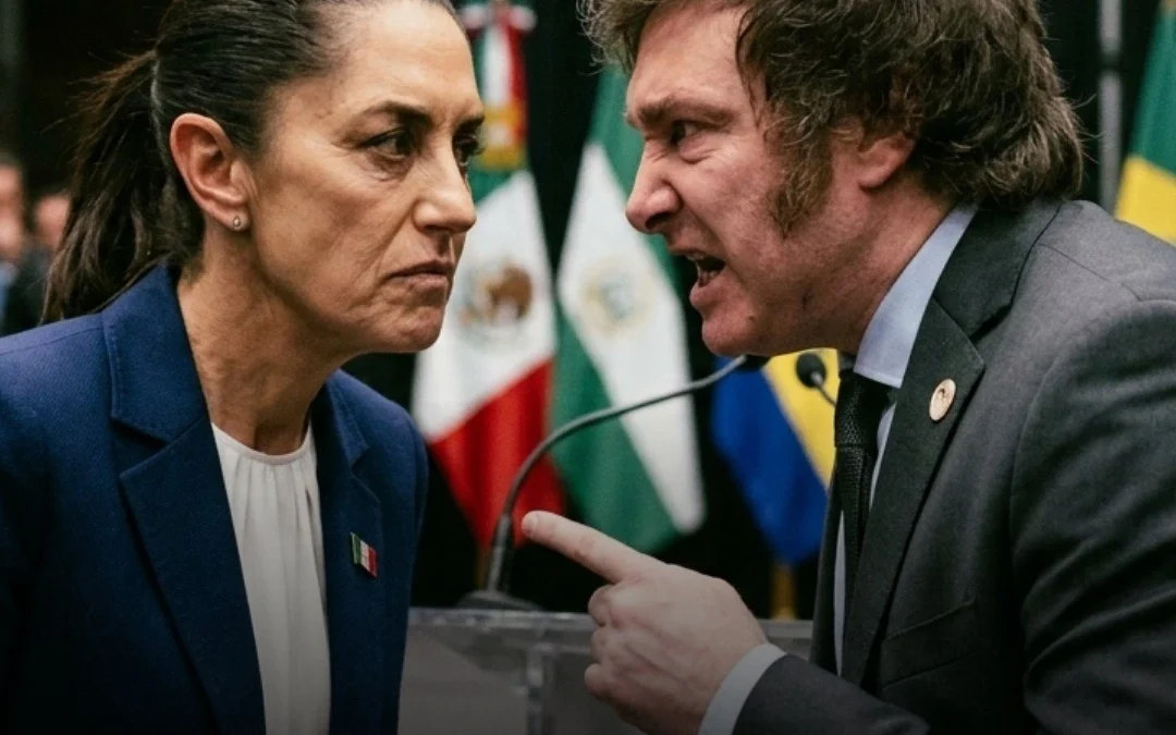 «No acostumbramos meternos»: Sheinbaum cruzó a Milei por acusaciones de campaña antiargentina