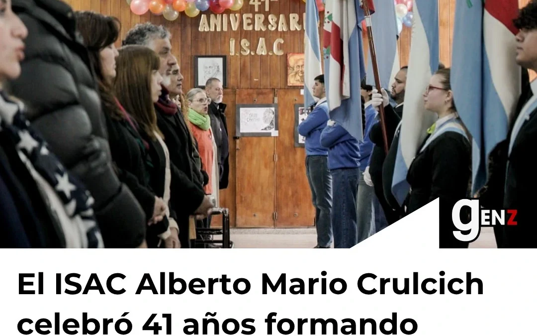 El ISAC Alberto Mario Crulcich celebró 41 años formando profesionales del arte y la comunicación