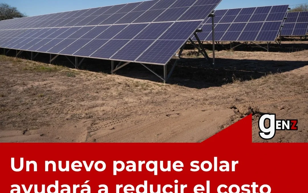 ☀️🔋 Chamical dio un nuevo paso en materia energética con la inauguración de un parque solar destinado a abastecer parte del alumbrado público de la ciudad.