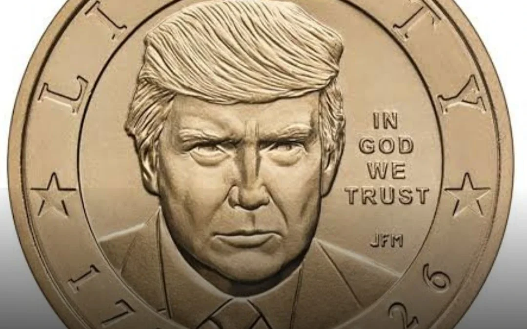 Estados Unidos lanzó una moneda de 1 dólar con la imagen de Donald Trump por el aniversario 250 del país