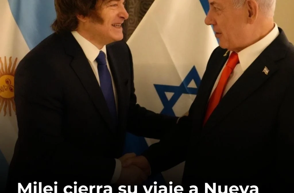 Milei cierra su viaje a Nueva York con una exposición económica y una reunión con Netanyahu