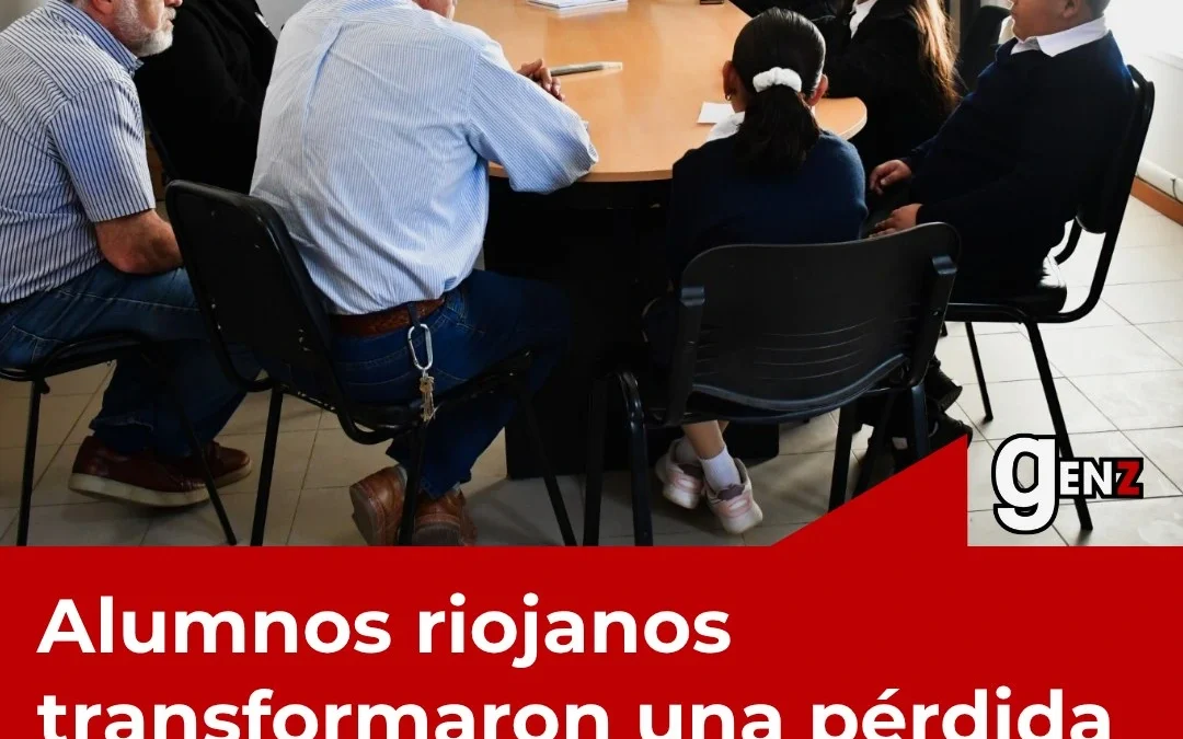 Alumnos riojanos transformaron una pérdida de agua en un proyecto sustentable