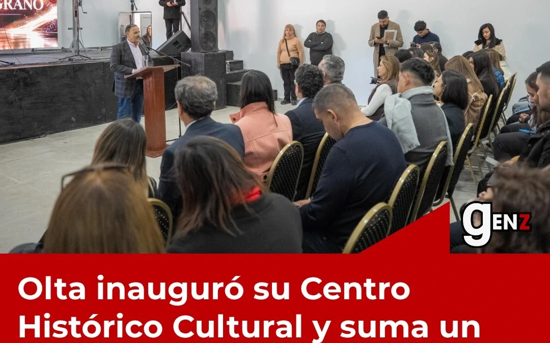 Olta inauguró su Centro Histórico Cultural y suma un nuevo espacio para el arte, la educación y la comunidad